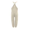 thumbnail image 3 of Women Fashion Solid Work Overalls With Pockets And Casual Leggings Jumpsuits, 3 of 5