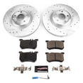 thumbnail image 3 of PowerStop Front Z23 Evolution Sport Carbon-Fiber Ceramic Brake Pad and Drilled & Slotted Rotor Kit Fits: MERCEDES-BENZ Select Models K8704, 3 of 10