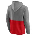 thumbnail image 3 of Men's Fanatics Heather Gray/Heather Red Washington Capitals Block Party Signature Pullover Hoodie, 3 of 3