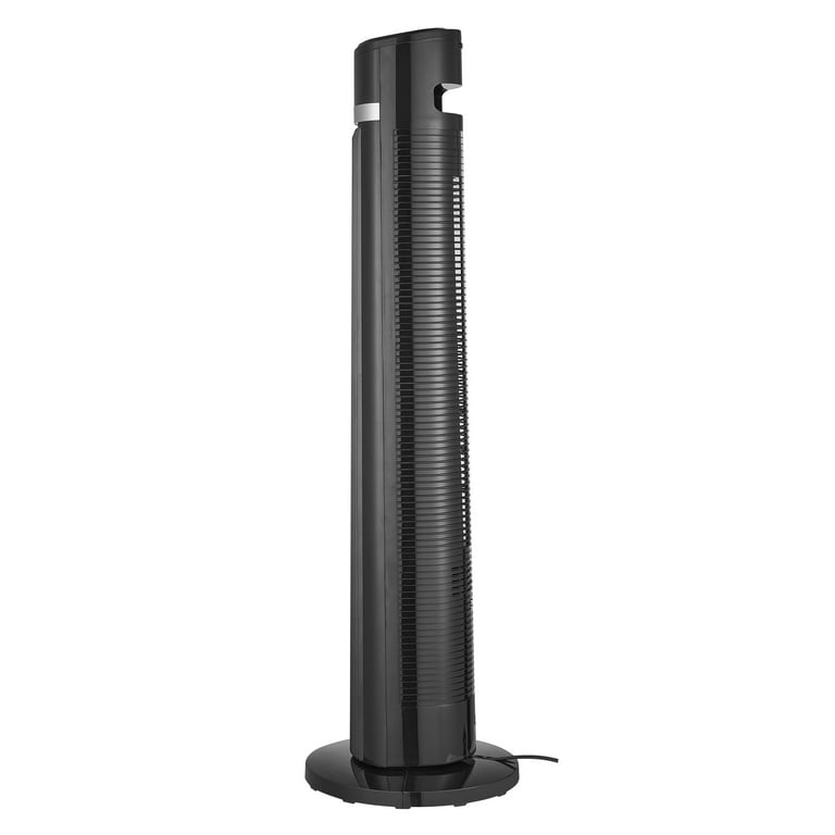 Pelonis 40-inch Tall Oscillating Tower Fan with Remote, Black