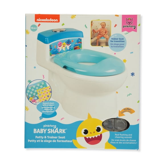 Pink Fong Baby Shark Potty & Trainer Seat
