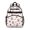 Cow and Strawberry Pink Pattern, variant on Cow and Star Pink Pattern Cute School Backpack Bag for School with Padded Back and Adjustable Shoulder Straps 15.25"x11.5"x5.25"
