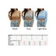 thumbnail image 2 of Camiseta mujer, Suéter corto para mujer Cuello en O Manga larga Cable Suéteres casuales Meterk Aqua/Grande, 2 of 7