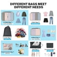 thumbnail image 6 of Gonex 8 Set Mesh Packing Cubes, Space-Saving Travel Luggage Organizers with Shoe & Laundry Bag for Suitcase & Carry On, 6 of 8