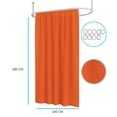 thumbnail image 3 of Cortina de Baño Petty Luxory Naranja 140x180 cm, 3 of 4