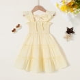 thumbnail image 5 of Younger Tree Baby Girl Dress Kid Summer Clothes Sleeveless Flower Beach Boho Princess Sundress for 6-7T, 5 of 6