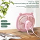 thumbnail image 3 of 40*120 pink marble Ventilador de camping recargable con linterna LED - Ventilador portátil para tienda de campaña al aire libre, 3 of 5
