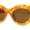 Yellow Tortoise - Brown, variant on Womens Thick Plastic Mod Fashion Large Cat Eye Sunglasses Black Tortoise Light Brown