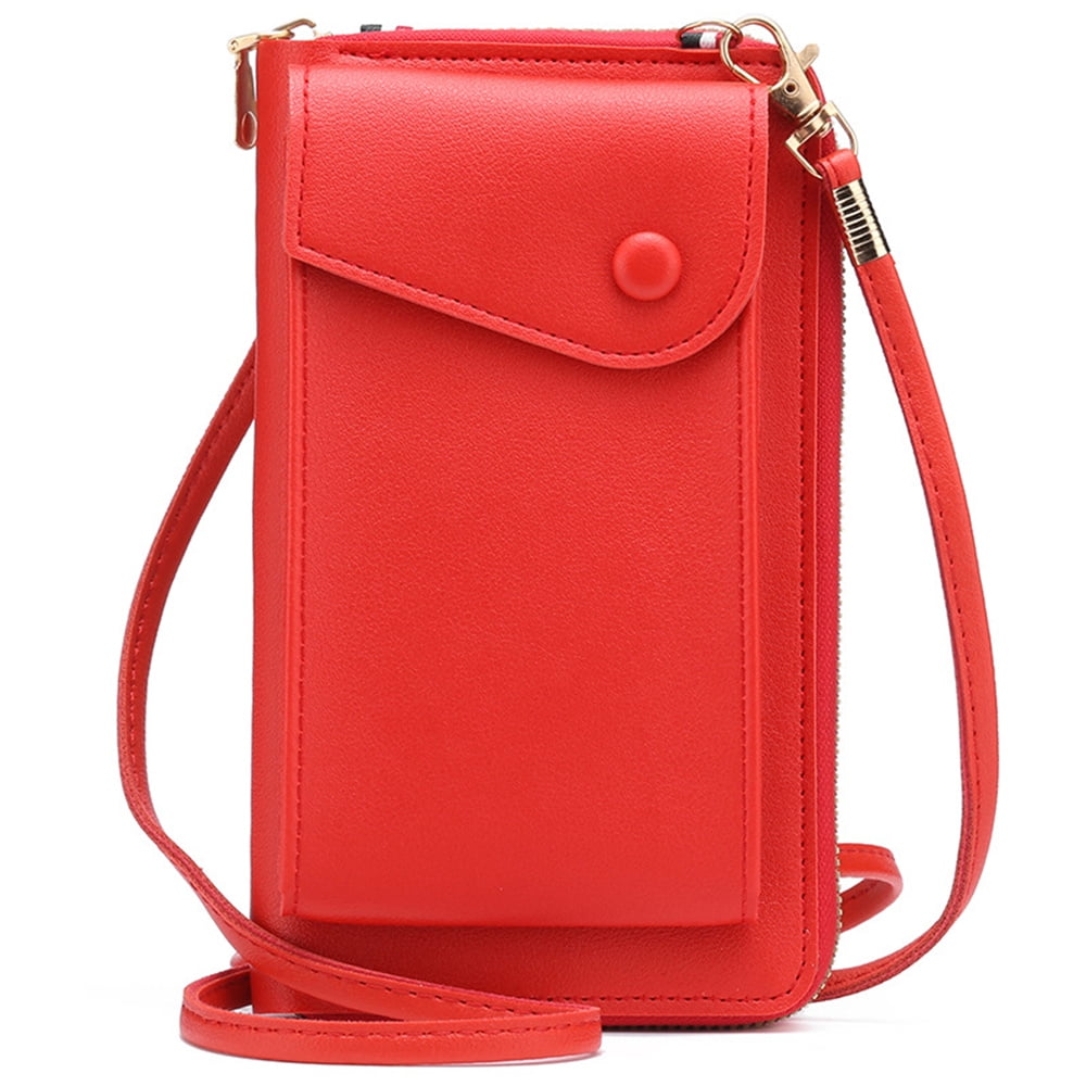 Cell Phone Bag, PU Leather Crossbody Cellphone Purse for Women Shoulder
