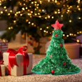 thumbnail image 2 of Darzheoy Christmas Hats Funny Xmas Santa Claus Hat Christmas Tree Hat Holiday Hats for Christmas Xmas Holiday Winter Theme Party Supplies Props, 2 of 6