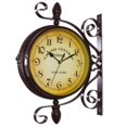 thumbnail image 4 of Moyic Reloj de pared Retro, adornos colgantes redondos para el hogar, decoración del hogar de estilo Vintage, diseño de escena, relojes de doble Almacenamiento y organización del hogar Negro Moyic HA023997-02, 4 of 6