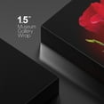 thumbnail image 4 of Canvas Prints Wall Art - Closeup of Red Rose Flower Against Black Background | Modern Wall Decor/Home Decoration Stretched Gallery Canvas Wrap Giclee Print &amp; Ready to Hang - 24" x 36", 4 of 5