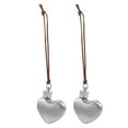 thumbnail image 4 of FRCOLOR  2 Pcs Color Gradient Kettle Heart Shaped Flask Bride Travel Silver, 4 of 8