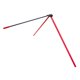 thumbnail image 4 of Soporte plegable ajustable para patear gol de campo de fútbol para principiantes Negro rojo, 4 of 9
