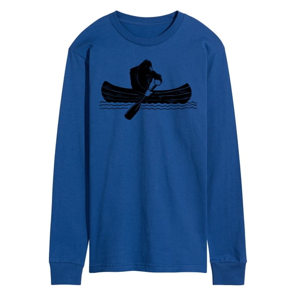 Instant Message - Sasquatch Canoe - Men's Long Sleeve T-Shirt