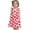 Watermelon Red, variant on Kid Girl Sun Dresses Fancy Dress A-Line Girl Dresses Ruffle Sleeve Floral Dresses for Girls Fancy Dress for Girls