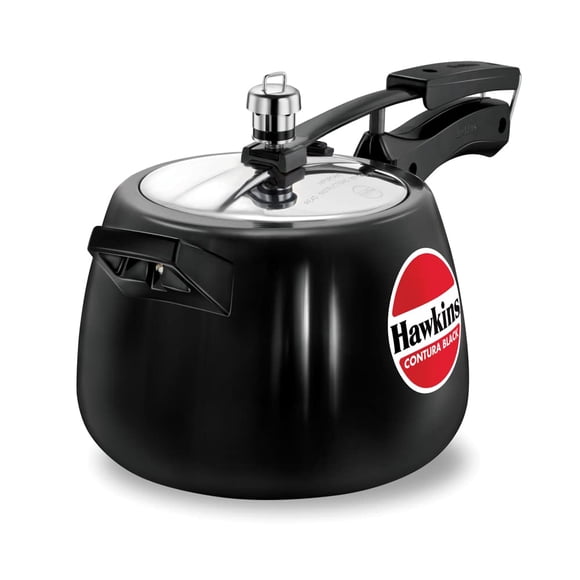 Olla a presión Hawkins Contura negra, 4 L, anodizada dura
