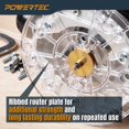 thumbnail image 3 of Placa base para router POWERTEC de 6-5/8 pulgadas con pin de centrado transparente, 3 of 7