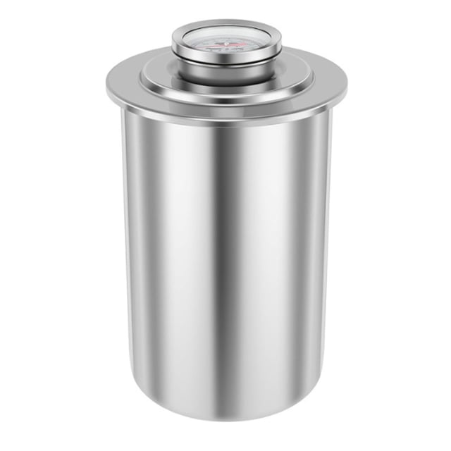 Ikeay Cooking Utensils Ham Machine Stainless Steel Meat Cooker for Making Round Homemade Meat Suitable for Meat Pork Seafood Beef Fish Poultry 1X Meat Cooking Barrel