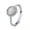Pearl, variant on Gemstone Statement Ring for Women Sterling Silver Cz Ginger Lyne Collection