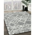 thumbnail image 3 of Ahgly Company Machine Washable Indoor Rectangle Contemporary Grey Gray Area Rugs, 3' x 5', 3 of 7