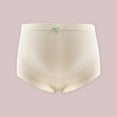 thumbnail image 3 of Bigersell Panties for Women Clearance High Waist Underwear Women Period Panty Style P-1737 Spandex Thong Panties Bikini Thongs Briefs High Waist Women's Panties Beige XXL, 3 of 5