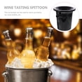thumbnail image 3 of Juego de 3 escupideras creativas para cata de vino, cubos para escupir vino (negro), 3 of 7