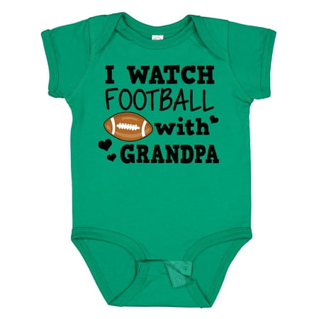 

Inktastic I Watch Football with My Grandpa Gift Baby Boy Bodysuit