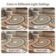 thumbnail image 7 of ODIKA Entrance Transitional Round Balanced Ring Circle Circular Made for Playroom, Bedroom, Reading Nook, Pet Friendly & Kids Safe Play, 7 of 7