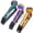 Yellow & Purple, variant on Waterproof PVC Dog Collar, Adjustable 15"-27.56" Neck, Quick Release Buckle, Heavy Duty D-Ring