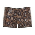 thumbnail image 4 of WERYOUNG Women's Leopard Print Sequin Shorts Low Rise Bodycon Shorts Skinny Sparkly Party Shorts Glitter Fit Mini Shorts, 4 of 9