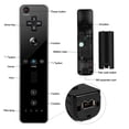 thumbnail image 3 of Wii Remote Controller Nk04 Wireless Remote Control With Free Silicone Case And Wrist Strap For Nintendo Wii / Wii U, No Motion Plus (Third Party Product) -Black, 3 of 7