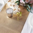 thumbnail image 6 of BalsaCircle 12" x 108" Gold Glitter Circle Design Paper Disposable Table Runner, 6 of 8