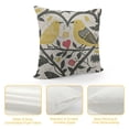 thumbnail image 4 of ARISTURING  Trendy Yellow Gray Ivory Vintage Floral Bird Oblong Throw Pillow Covers Flower Branches Decorative Cushion Cases for Couch Sofa Bedroom, 4 of 5
