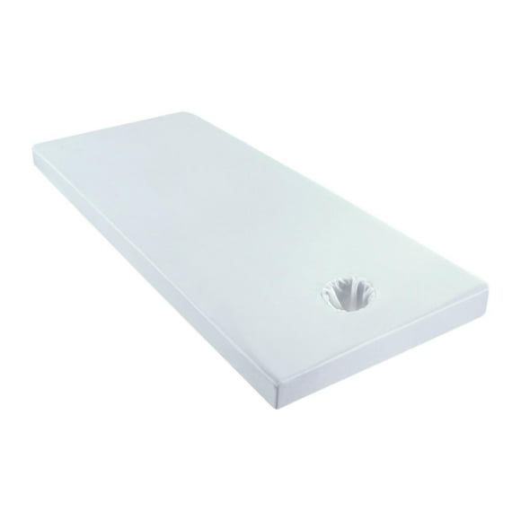 simhoa Beauty Salon Massage Table Sheet Cover with Hole 31.50inchx74.80inch Elastic white