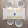 thumbnail image 3 of Ambesonne Contemporary Place Mats Set of 4, Abstract Exotic, Standard Size, Yellow and White, 3 of 4
