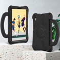 thumbnail image 5 of SaniMore for Samsung Galaxy Tab A7 Lite 8.7 inch 2021 Model (SM-T220/T225) Case, Shockproof Full-Body Handle Stand Tablet Protective Kids-friendly Lightweight Cover, Black, 5 of 6