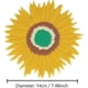 thumbnail image 2 of Set of 4 Silicone Coasters Sunflower Hot Pad Non-Slip Cup Mat Dish Mat Heat Resistant Pans Pads for Countertop Kitchen, 2 of 5