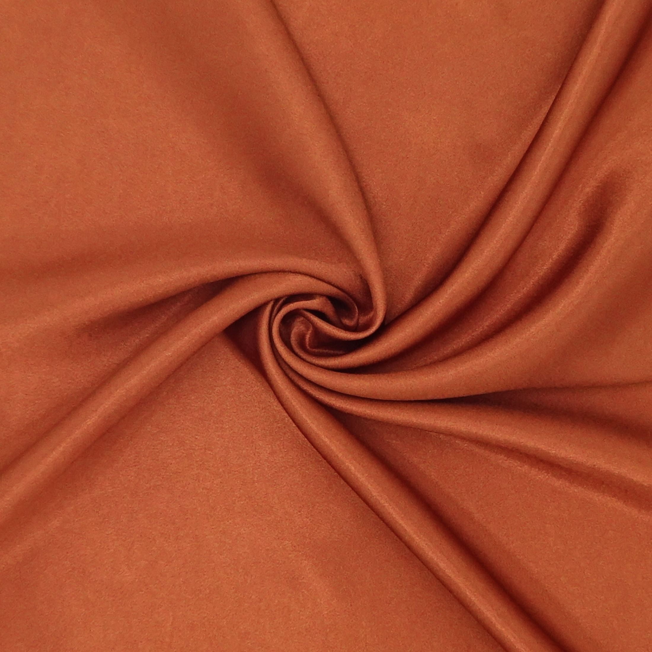 Hello Hobby 59” x 72” 100% Polyester Crepe Back Satin 2 Yard Precut Fabric, Spice, 59" Wide for Sewing & Crafting