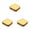 Yellow*3, variant on Bread-Shaped Dishwashing Sponge, Cute Kitchen Cleaning Sponge, Multi-Purpose Scrubber for Pots and Pans, 8PCS