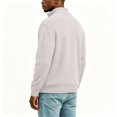 thumbnail image 7 of Abomasnow Mens Full Zip Cardigan Sweater Casual Mock Neck Cable Knitted Winter Chunky Sweaters Jackets, 7 of 7