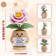 thumbnail image 2 of Flor de ganchillo regalo TEEBIM peonía para mamá, 2 of 7