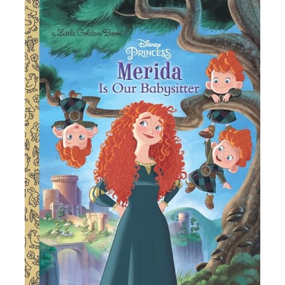Pre-Owned Merida Is Our Babysitter (Little Golden Books: Disney Princess) Paperback