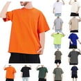 thumbnail image 4 of Xunlbb Men's Outdoor Short Sleeve Men's Solid Color Sports Leisure And Fitness Sleeved T-shirt Sleeve Round Neck Short Sleeve S-2XL, 4 of 4