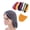 Black, variant on Womens Mesh Hair Net Crochet Cap Solid Color Snood Sleeping Night Cover Turban