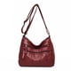 thumbnail image 2 of Bolso Bandolera PU Lavado Retro para Mujer Bolsos Hombro Con Múltiples Bolsillos (rojo), 2 of 6