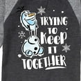 thumbnail image 3 of Frozen 2 - Trying To Keep It Together - Toddler And Youth Raglan Graphic T-Shirt, 3 of 6