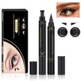 thumbnail image 1 of Lápiz delineador de ojos de doble punta resistente al agua, a prueba de manchas, con precisión izquierda y derecha para el mejor regalo, 1 of 8