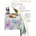 thumbnail image 5 of Colorful Spring Floral Rectangle Tablecloth, Farmhouse Flowers Modern Botanical Art Waterproof & StainResistant Tablecloth, Washable Oil-proof Table Cover for Dining/Party/Wedding/Buffet 52x70 In, 5 of 9