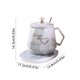 thumbnail image 3 of Conjunto de Regalo de Té Taza de Café Conjunto de Calentador Taza de Café de Escritorio Calentador de Bebidas Eléctricas Inteligentes 14.8x14.3x11.02cm Cerámica Gris Adecuada para Café Té Regalo de Dí, 3 of 6